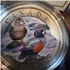 Image 3 : 2014 Canadian 25-Cent Coloured Coin Harlequin Ducks by Trevor Tennant 35mm Cupro-nickel