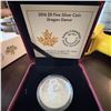 Image 1 : 2016 $8 Fine Silver Coin Dragon Dance Royal Canadian Mint 27mm 99.99% Silver