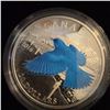Image 1 : 2016 Canada $20 Fine 99.99% Silver Coin Mountain Bluebird 100 Years Protection