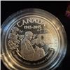 Image 3 : 2015 Canada $3 Silver Coin 100th Anniversary In Flanders Fields Poem WWI