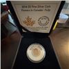 Image 1 : 2014 $5 Fine Silver Coin Tulip, Royal Canadian Mint, 99.99% Silver, 28mm