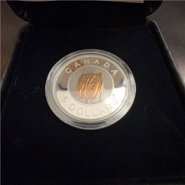 2014 Royal Canadian Mint $5 Fine Silver Coin Flowers in Canada Tulip
