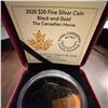 Image 3 : 2020 $20 Fine Silver Coin Black and Gold The Canadian Horse Royal Canadian Mint