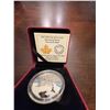 Image 1 : 2017 $20 Fine Silver Coin Glistening North The Arctic Wolf in Case with COA