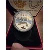 Image 2 : 2017 $20 Fine Silver Coin Glistening North The Arctic Wolf in Case with COA