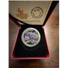 Image 2 : 2017 $15 Fine Silver Coin Royal Canadian Mint Spring Lilac Blossoms with Case