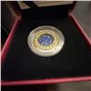 Image 2 : 2019 $5 Fine Silver Coin Zodiac Series Capricorn with Swarovski Crystals (99.99% Pure)