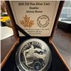Image 4 : 2015 $10 Fine Silver Coin Goalie Johnny Bower Royal Canadian Mint