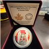 Image 1 : 2015 Royal Canadian Mint $1 Proof Silver Dollar In Flanders Fields 100th Anniversary