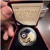 Image 3 : 2015 $10 Fine Silver Coin Winnipeg Jets Royal Canadian Mint 34mm 15.87g in Case