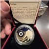 Image 4 : 2015 $10 Fine Silver Coin Winnipeg Jets Royal Canadian Mint 34mm 15.87g in Case