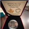 Image 4 : 2015 $3 Fine Silver Coin In Flanders Fields 100th Anniversary Royal Canadian Mint