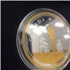 Image 6 : 2019 Royal Canadian Mint $1 Fine Silver Coin Peacekeeping Monument Selectively Gold-Plated
