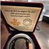 Image 6 : 2017 $20 Fine Silver Coin 100th Anniversary Toronto Maple Leafs Royal Canadian Mint