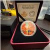 Image 1 : 2017 $15 Fine Silver Coin Nature Walk at Sunrise Canada 23.17g 36.07mm