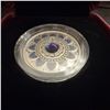 Image 5 : 2017 $3 Fine Silver Coin Capricorn Zodiac Series Swarovski Canadian Mint 27mm