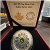 Image 1 : 2017 $3 Fine Silver Coin Zodiac Series: Libra Royal Canadian Mint 27mm 7.96g