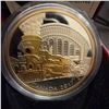 Image 4 : 2017 $20 Fine Silver Gold-Plated Coin Locomotives Across Canada 4-4-0, Royal Canadian Mint