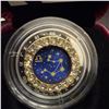 Image 2 : 2019 $5 Fine Silver Coin Libra Zodiac Series Royal Canadian Mint with Swarovski Crystals