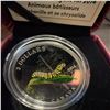 Image 2 : 2014 $3 Fine Silver Coin Animal Architects Caterpillar & Chrysalis Royal Canadian Mint