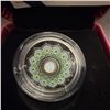 Image 2 : 2018 $5 Silver Coin October Birthstone Mandala by Pandora Young, RCM, Swarovski Crystal