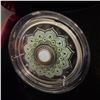 Image 3 : 2018 $5 Silver Coin October Birthstone Mandala by Pandora Young, RCM, Swarovski Crystal