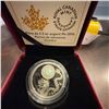 Image 2 : 2016 Royal Canadian Mint $5 Fine Silver Coin Birthstones October Opal Inlay