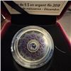 Image 2 : 2018 $5 Fine Silver Coin Birthstones December Tanzanite Swarovski RCM Box