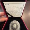 Image 3 : 2018 $5 Silver Coin Royal Canadian Mint Birthstones April Swarovski Diamond