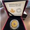 Image 1 : 2018 $5 Fine Silver Coin Birthstones November with Topaz Swarovski Crystal