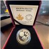 Image 1 : 2016 $5 Fine Silver Birthstones Coin - October, Royal Canadian Mint, Opal Swarovski