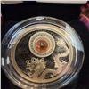 Image 3 : 2016 $5 Fine Silver Coin November Birthstones Dragon with Swarovski Topaz, 27mm, 7.96g