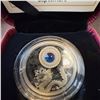 Image 2 : 2016 $5 Fine Silver Canadian Birthstones Coin September Dragon Swarovski Crystal