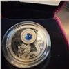 Image 3 : 2016 $5 Fine Silver Canadian Birthstones Coin September Dragon Swarovski Crystal