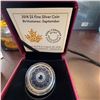 Image 1 : 2018 $5 Fine Silver Coin Royal Canadian Mint Birthstones September 27mm 7.96g