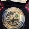 Image 2 : 2016 $5 Fine Silver Coin Birthstones August Royal Canadian Mint With Green Swarovski