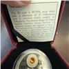 Image 4 : 2016 $5 Fine Silver Coin Birthstones November Royal Canadian Mint with Topaz
