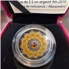 Image 2 : 2018 Royal Canadian Mint $5 Fine Silver Coin November Birthstone with Swarovski Crystal