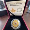 Image 1 : 2018 $5 Fine Silver Coin Birthstones November Royal Canadian Mint Topaz Swarovski