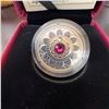 Image 2 : 2017 Royal Canadian Mint $3 Fine Silver Coin Zodiac Series Pisces 27mm Swarovski