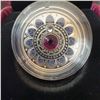 Image 3 : 2017 Royal Canadian Mint $3 Fine Silver Coin Zodiac Series Pisces 27mm Swarovski
