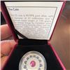 Image 4 : 2017 $3 Fine Silver Coin Zodiac Series Pisces Royal Canadian Mint with Swarovski Crystal