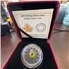 Image 1 : 2017 $3 Fine Silver Coin Royal Canadian Mint Zodiac Series: Leo with Swarovski Crystal
