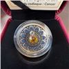 Image 6 : 2017 Royal Canadian Mint $3 Fine Silver Coins Leo and Cancer Zodiac Series with Swarovski