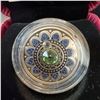 Image 2 : 2017 Canada $3 Fine Silver Coin Virgo Zodiac Swarovski Crystals 27mm