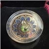 Image 3 : 2017 Canada $3 Fine Silver Coin Virgo Zodiac Swarovski Crystals 27mm