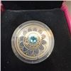 Image 4 : 2017 $3 Fine Silver Coin Zodiac Series Scorpio with Swarovski Crystal, 27mm, 7.96g