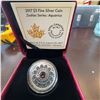 Image 1 : 2017 $3 Fine Silver Coin Zodiac Series Aquarius Royal Canadian Mint in Display Case