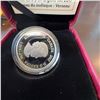 Image 4 : 2017 $3 Fine Silver Coin Zodiac Series Aquarius Royal Canadian Mint in Display Case
