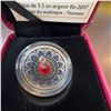 Image 2 : 2017 $3 Fine Silver Coin Zodiac Series: Taurus, Swarovski Crystal, Royal Canadian Mint
